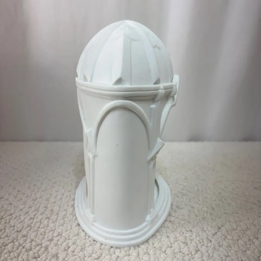 Dept 56 White Porcelain Nativity Lighted Manger Porcelain Works Boxed